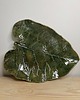 patery i talerze Duża ceramiczna patera - liść łopianu 1