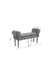 ławki Ławka ławeczka 100cm szara velvet 3