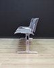 ławki Ławka aluminiowa szara, duński design, lata 60, produkcja: Dania 3