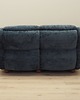 sofy i szezlongi Sofa welurowa granatowa, włoski design, lata 70, produkcja: Włochy 2