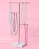 chokery Naszyjnik - krótki choker - czarny spinel 6