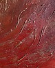 obrazy Czerwony obraz abstrakcyjny ze złotem "Rojo" 60x60cm 4