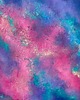 obrazy Obraz abstrakcyjny "Nebula I" 50x100 cm - granatowa abstrakcja kosmos 3