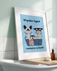 plakaty Plakat 30x40 wspolna kąpiei Chihuahua psy 2