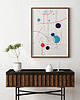 plakaty Plakat Abstrakcja kolorowa geometryczna 1