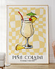 plakaty Plakat Kolekcja Koktajl: Pina colada 7
