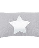 dekoracje świąteczne BOHO poduszka ze srebrną gwiazdką 5