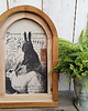 dekoracje - na ścianę RUSTYKALNA DEKORACJA ŚCIENNA, KRÓLIKI, VINTAGE, Retro Styl 3