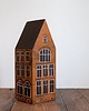 figurki i rzeźby Domek drewniany kamieniczka 21cm 1