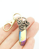 breloki Brelok wire wrapping z kwarcem tytanowym 4