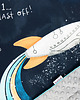 kocyki, kołderki, pościel dla dzieci Kocyk Panelowy 75x100 Blast Off Granat 7