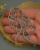 kolczyki wire wrapping Długie kolczyki labradoryt wire wrapping 4