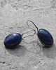 kolczyki wire wrapping Lapis lazuli owal - kolczyki 3