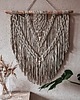 makramy Makrama boho Sigrida - lniany beż 1
