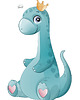 naklejki ścienne do pokoju dziecka Naklejki Dinoprzyjaciele-brontozaur 1