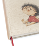 notatniki i albumy Notes Okularnica w kropki 15x21 cm ecru w kropki z pudełkiem 1