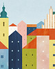 plakaty Warszawa - Stare Miasto - plakat 50x70 cm 2