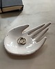 pojemniki na biżuterię Ceramiczna Łapka Handmade Talerzyk na Biżuterię Złote Ciapki 3