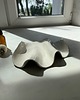 pojemniki na biżuterię Ceramiczna Rzeźba Fala na Biżuterię Pearl White 7