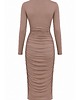 sukienki midi damskie Sukienka cappuccino YY300181 3