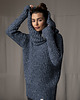 swetry damskie  Sweter Luna Granatowy melanż 3
