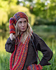 szale damskie Komin MERINO 100% Przygaszone Czerwienie 5