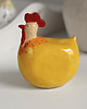 ozdoby wielkanocne Żółta kura wielkanocna ceramika handmade 2