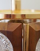 lampy wiszące Żyrandol mosiężny, duński design, lata 70, produkcja: Dania 4