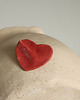 broszki Różowe serce, ceramiczna  broszka 3