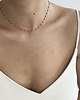 chokery Srebrny naszyjnik CHOKER z czerwoną emalią 1