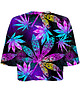 t-shirt damskie DR.CROW T-shirt Krótki CROP Weed 1