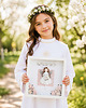 komunia - pozostałe Personalizowana Pamiątka I Komunii Świętej- Aniołek w  ramce. 1