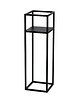 kwietniki Kwietnik Metalowy Stojak na kwiaty 80x24.5cm czarny LOFT 1