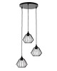 lampy wiszące 3-płomienna lampa wisząca z regulacją długości przewodów LAVIS LOFT 4