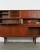 komody Highboard tekowy, duński design, lata 60, produkcja: Dania 1