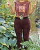 chokery SANTOSHA / Rudraksha i stal 6