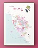 plakaty Plakat WINO Toskania Włochy 1