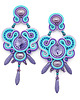 kolczyki soutache Kolorowe boho kolczyki 4
