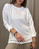 swetry damskie  Sweter cyrkonia Bianco 1