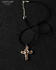 biżuteria męska Malutki unikatowy krzyżyk z bursztynu  piękny prezent handmade Dla niego? 1