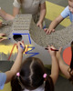 gry edukacyjne dla dzieci Doggy biały tekton , PIES do ILORAZÓW FANTAZJI , PRZEOBRAŻANIA w stwory 2