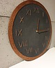 zegary Zegar betonowy cgrafit miedź designerski 45cm 1