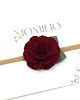 ozdoby do włosów dla dzieci Opaska do włosów z kwiatkiem Camelia dark red 1