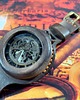 zegarki męskie DC 044 - BROWN Vintage - Mechaniczny zegarek w skórzanej oprawie 1