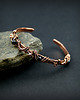 bransoletki wire wrapping Bransoleta mankietowa  z turmalinem i onyksem 6