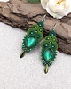 kolczyki soutache Amaya kolczyki sutasz zielone wiosenne lekkie 2