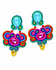 kolczyki soutache Duże i kolorowe kolczyki sutasz 2