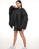 kurtki damskie Kurtka typu bomber oversize czarna 1