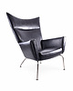 fotele Fotel CH445 Wing Chair z podnóżkiem 2