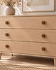 gałki do mebli Okrągła gałka meblowa z suszonym kłosem trawy, miodowy uchwyt retro 1